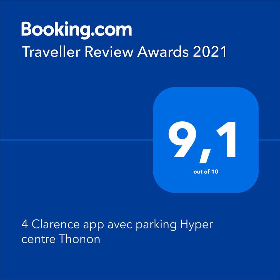 4 Clarence App Avec Parking Hyper Centre Thonon Lejlighed Eksteriør billede